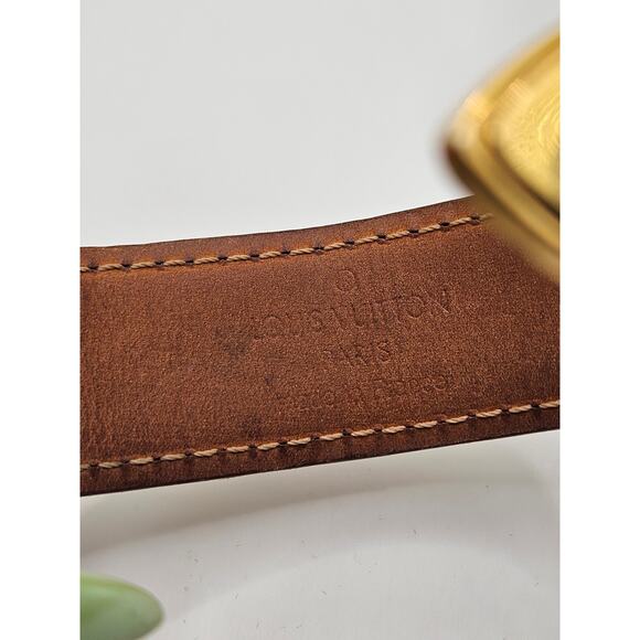 Louis Vuitton Gold-tone Multicolor Leather Koala Lock Bracelet - Picture 13 of 15